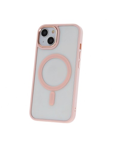 Coque Satin Clear Magsafe pour iPhone 14 Pro Rose