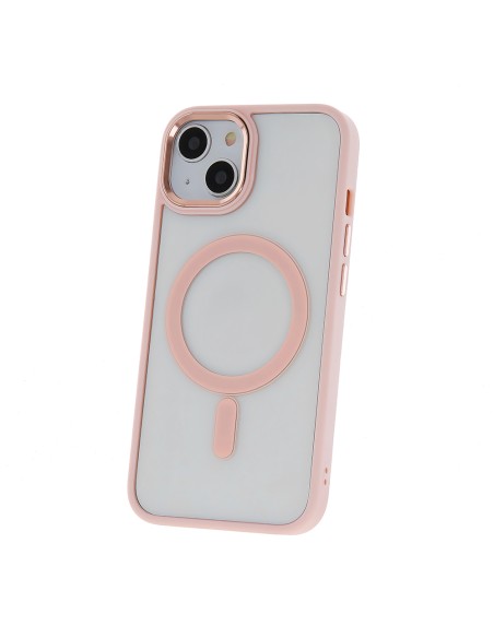 Coque Satin Clear Magsafe pour iPhone 14 Pro Rose