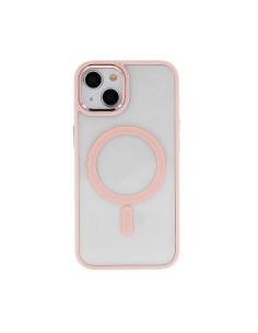Coque Satin Clear Magsafe pour iPhone 15 Pro Max Rose