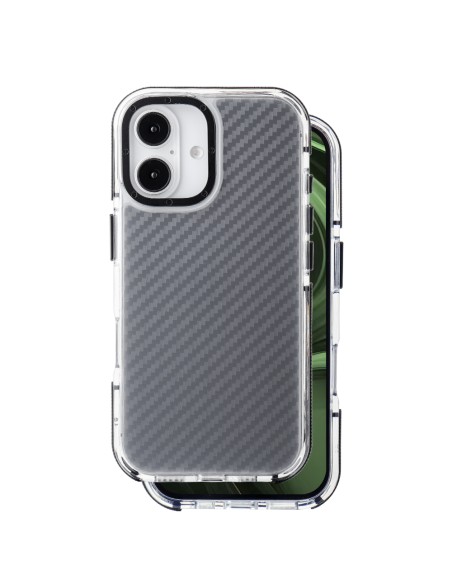 Coque Acrylic Carbon pour iPhone 16