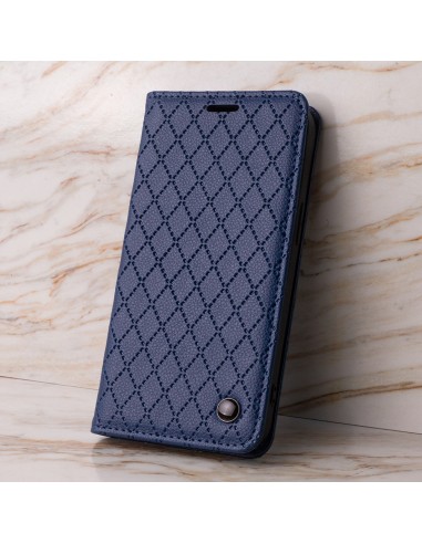 Étui Smart Caro pour iPhone 16 Bleu marine