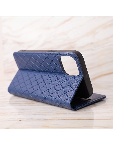 Étui Smart Caro pour iPhone 16e Bleu marine