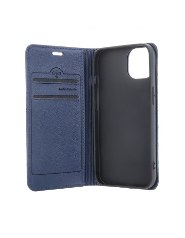 Étui Smart Caro pour Samsung Galaxy A25 5G Bleu marine