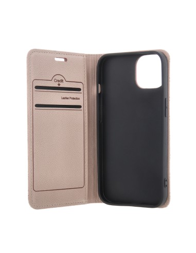 Étui Smart Caro pour Xiaomi Redmi 14C / Redmi A4 / Poco C75 Beige