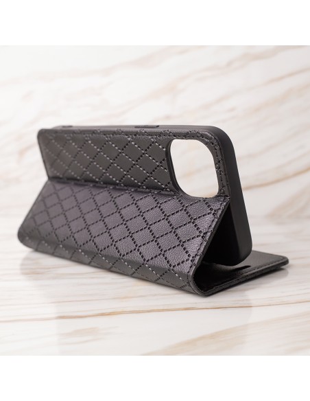 Étui Smart Caro pour Xiaomi Redmi Note 13 5G Noir