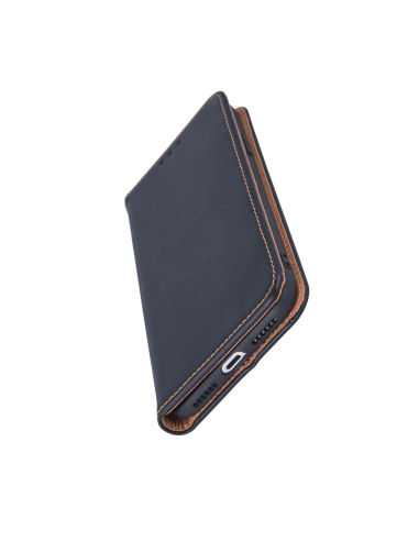 Étui Genuine Cuir Véritable Smart Pro pour iPhone 15 Noir