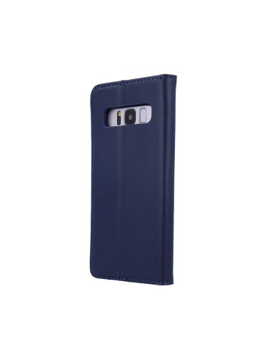 Étui Genuine Cuir Véritable Smart Pro pour Samsung Galaxy A15 Navy Blue