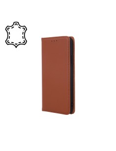 Étui Genuine Cuir Véritable Smart Pro pour Xiaomi Redmi 14C / A4 / Poco C75 Marron
