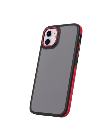 Coque Crystal Black pour iPhone 11 Rouge