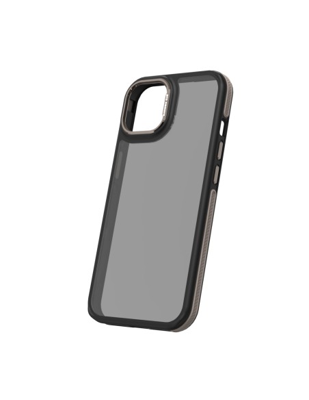 Coque Crystal Black pour iPhone 13 / 14 Gris