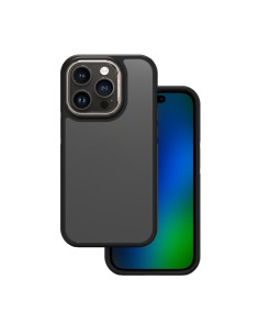 Coque Crystal Black pour iPhone 14 Pro Max Gris