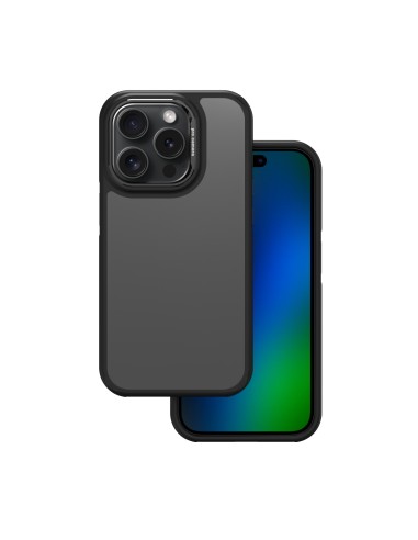 Coque Crystal Black pour iPhone 15 Pro Noir