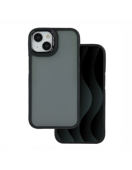 Coque Crystal Black pour iPhone 16 Noir