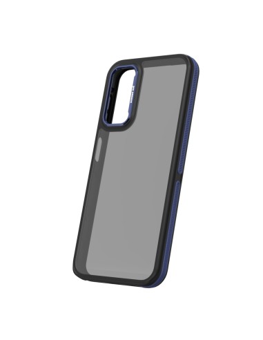 Coque Crystal Black pour Samsung Galaxy A14 4G / A14 5G Bleu