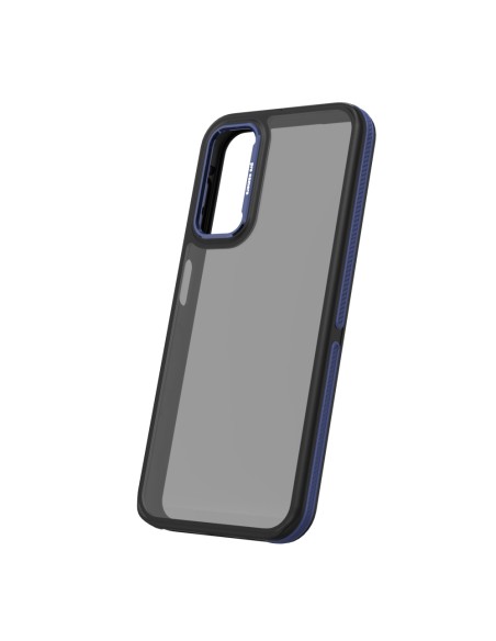 Coque Crystal Black pour Samsung Galaxy A14 4G / A14 5G Bleu