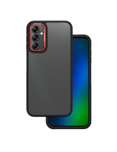 Coque Crystal Black pour Samsung Galaxy A14 4G / A14 5G Rouge