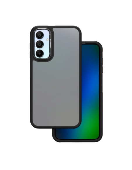 Coque Crystal Black pour Samsung Galaxy A15 Noir