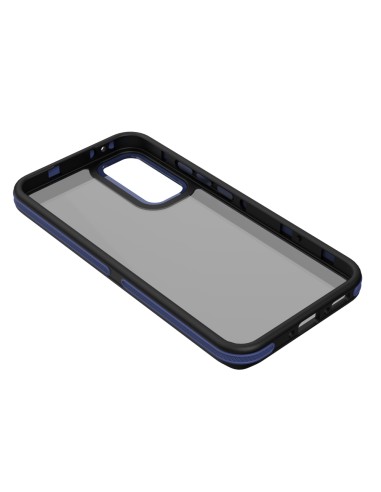 Coque Crystal Black pour Samsung Galaxy A34 5G Bleu