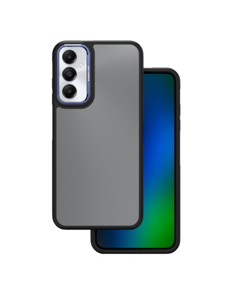 Coque Crystal Black pour Samsung Galaxy A36 5G Bleu