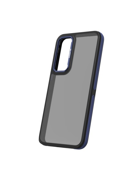 Coque Crystal Black pour Samsung Galaxy A55 5G Bleu