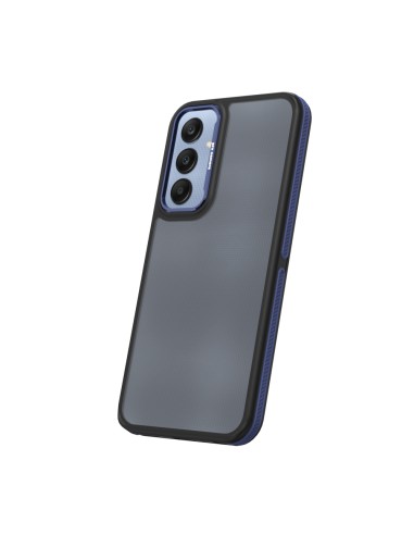 Coque Crystal Black pour Samsung Galaxy A56 5G Bleu