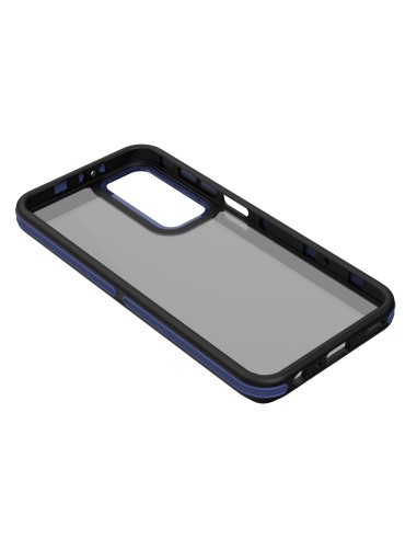 Coque Crystal Black pour Samsung Galaxy A56 5G Bleu