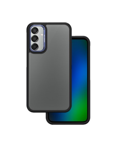Coque Crystal Black pour Samsung Galaxy M15 5G en Bleu