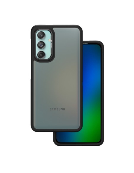 Coque Crystal Black pour Samsung Galaxy M55 Noir