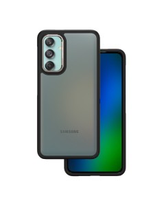 Coque Crystal Black pour Samsung Galaxy M55 5G Gris