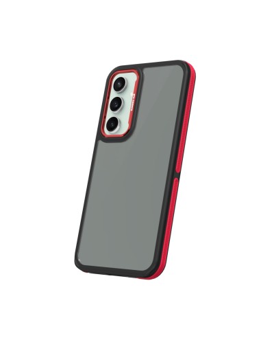 Coque Crystal Black pour Samsung Galaxy S23 FE Rouge