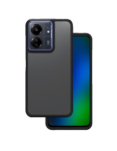 Coque Crystal Black pour Xiaomi Redmi 13C 4G / 5G Bleu