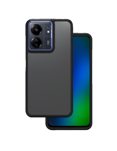 Coque Crystal Black pour Xiaomi Redmi 13C 4G / 5G Bleu