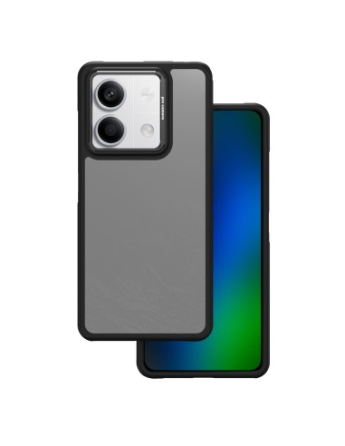 Coque Crystal Black pour Xiaomi Redmi Note 13 5G Noir