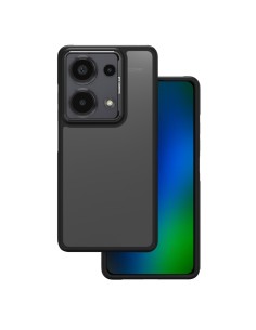 Coque Crystal Black pour Xiaomi Redmi Note 13 Pro 4G Noir