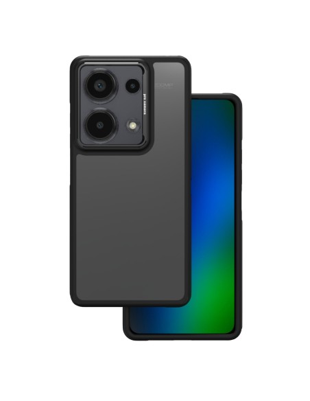 Coque Crystal Black pour Xiaomi Redmi Note 13 Pro 4G Noir