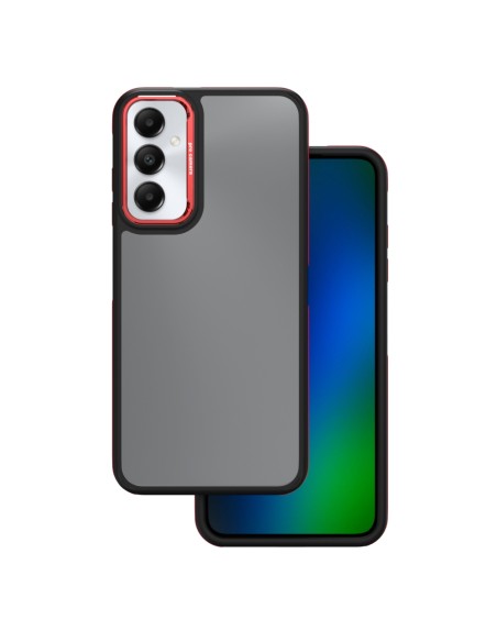 Coque Crystal Black pour Samsung Galaxy A36 5G Rouge