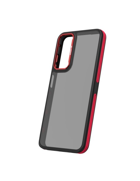 Coque Crystal Black pour Samsung Galaxy A36 5G Rouge