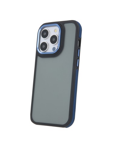 Coque Crystal Black pour Samsung Galaxy S25 Plus Bleu