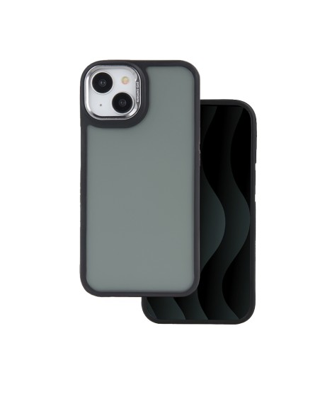 Coque Crystal Black pour Samsung Galaxy S25 Plus Gris