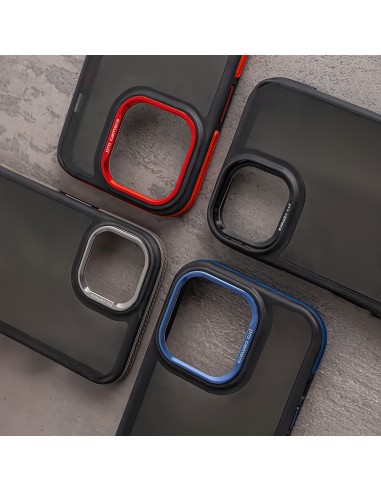 Coque Crystal Black pour Samsung Galaxy A56 5G Bleu