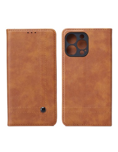 Étui Smart Seam pour Xiaomi Redmi 14C / Redmi A4 Marron