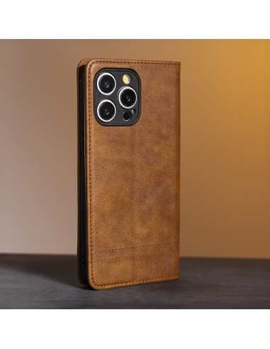 Étui Smart Seam pour Xiaomi Redmi Note 14 Pro Plus 5G Marron