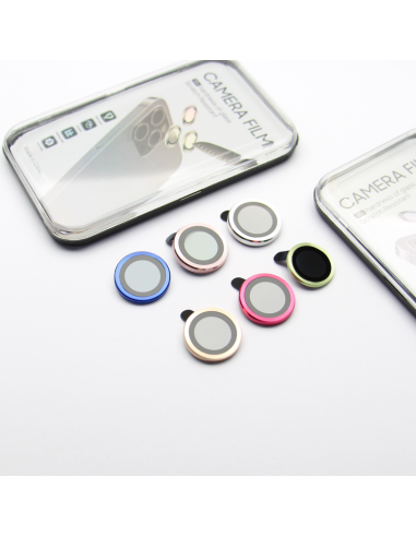 Protection verre objectif pour iPhone 12 Mini / iPhone 12 / iPhone 11 Argent (2 pcs)