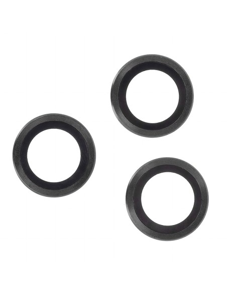 Protection verre objectif pour Samsung Galaxy S25 Noir (3 pcs)