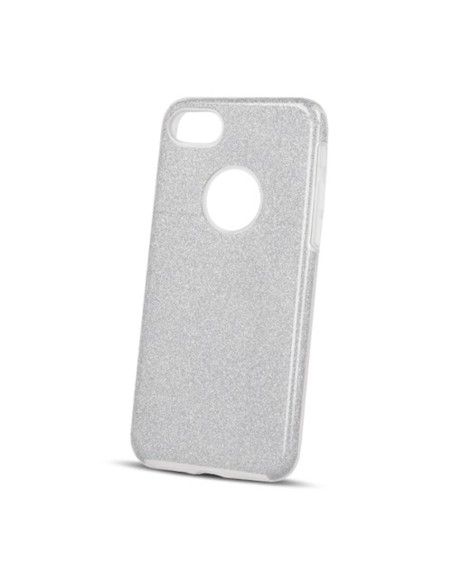 Coque Glitter 3-en-1 pour iPhone 12 Mini Argent