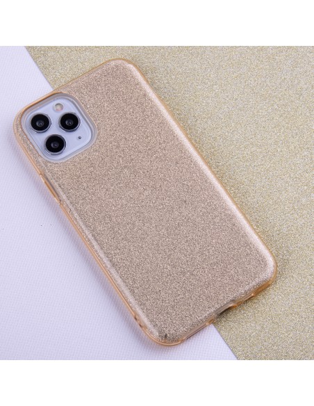 Coque Glitter 3-en-1 pour Samsung Galaxy A06 4G Or