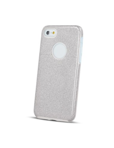 Coque Glitter 3-en-1 pour Samsung Galaxy S24 Argent