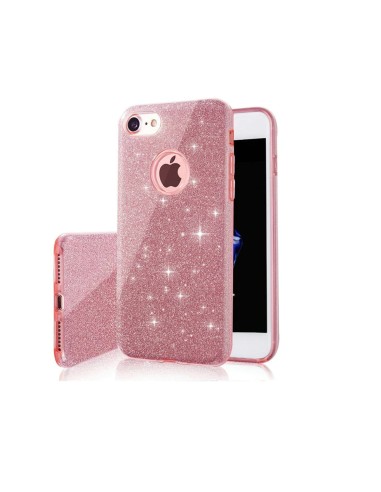 Coque Glitter 3-en-1 pour Samsung Galaxy S25 Rose