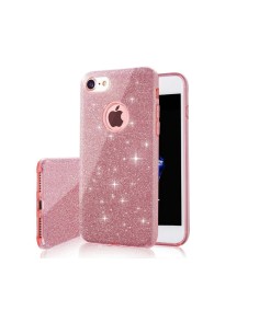 Coque Glitter 3-en-1 pour Xiaomi Redmi 13C 5G Rose