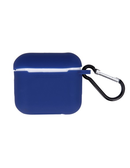 Coque pour AirPods Pro Bleu foncé Mousqueton